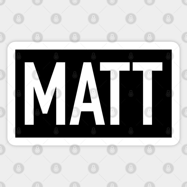 Matt Sticker by StickSicky